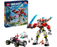 Klocki LEGO® LEGO DREAMZzz 71497 Tygrysi mech Coopera i Hot rod Zero